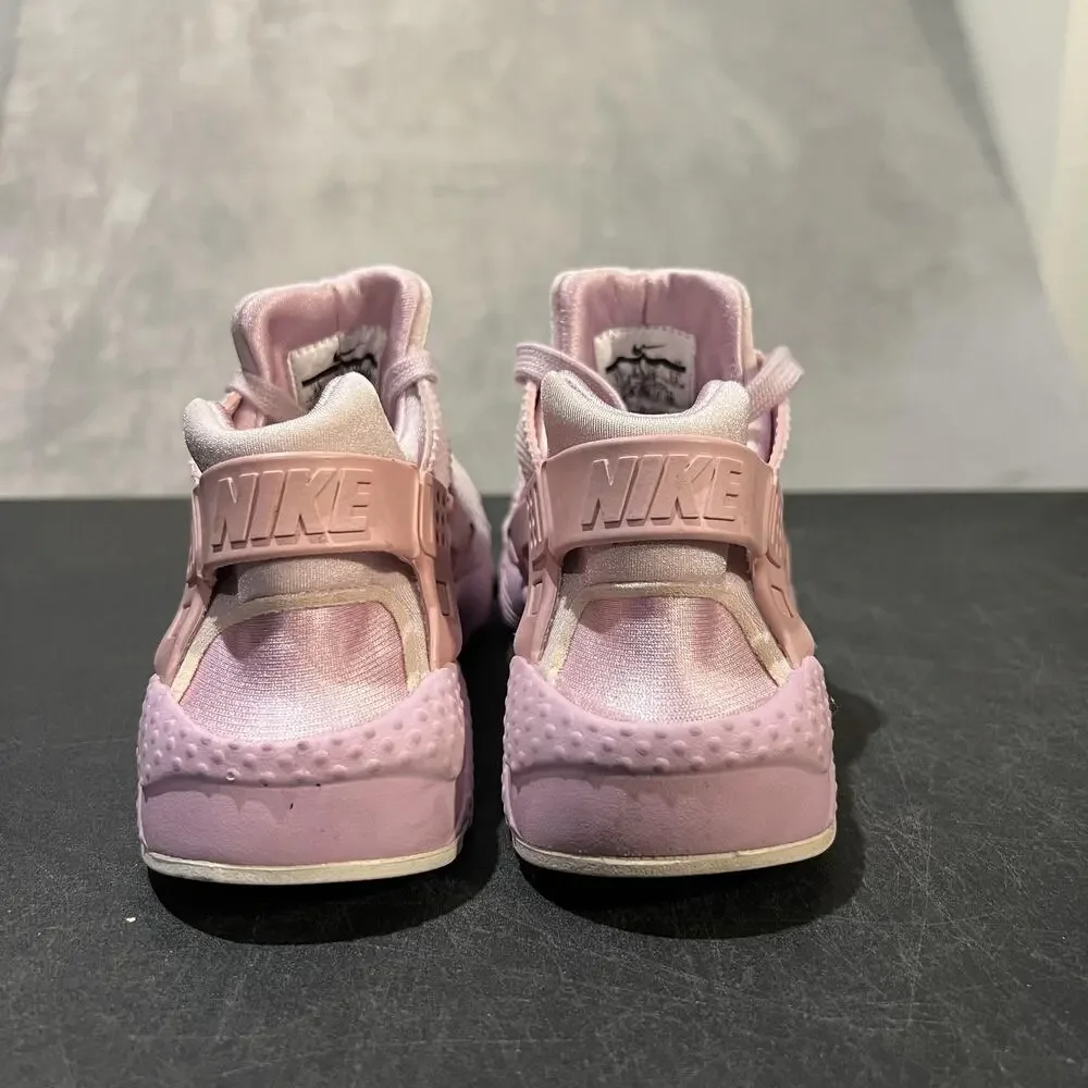 Nike Air Huarache Run Shoes Youth Size 4Y Pink Corduroy AV3700-600 Sneakers